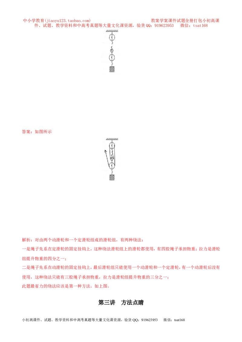 专题14力学作图（讲）-备战2016年中考物理二轮讲练测（解析版）_初物_1初中物理_物理：备战2016年中考物理二轮复习讲练测132份