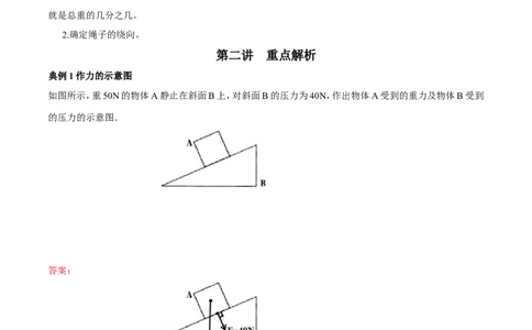 专题14力学作图（讲）-备战2016年中考物理二轮讲练测（解析版）_初物_1初中物理_物理：备战2016年中考物理二轮复习讲练测132份