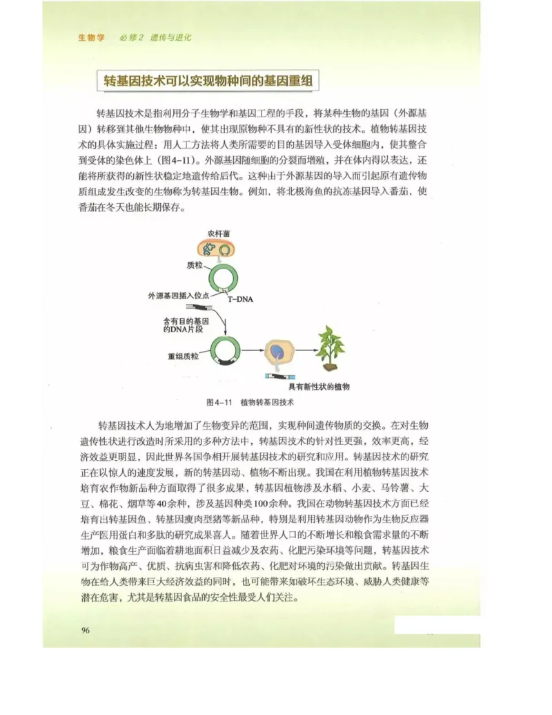 新浙科版高中生物必修2《遗传与进化》_高中电子课本_最新版高中全科高清电子课本_6高中生物课本_2019新人教版