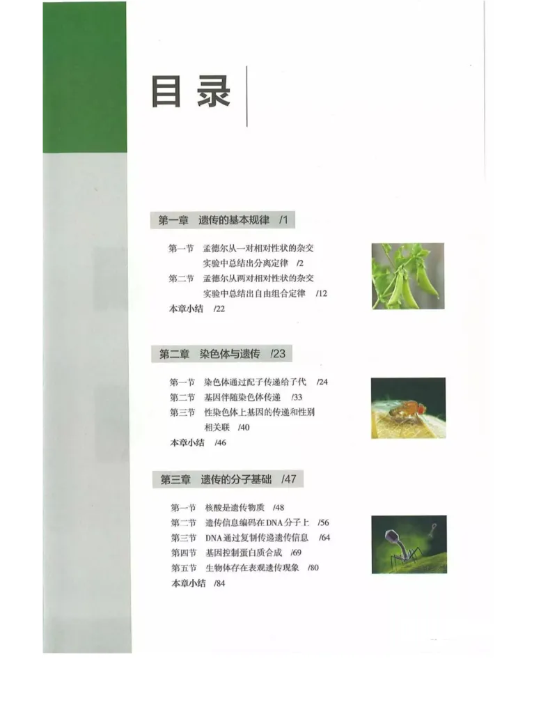 新浙科版高中生物必修2《遗传与进化》_高中电子课本_最新版高中全科高清电子课本_6高中生物课本_2019新人教版