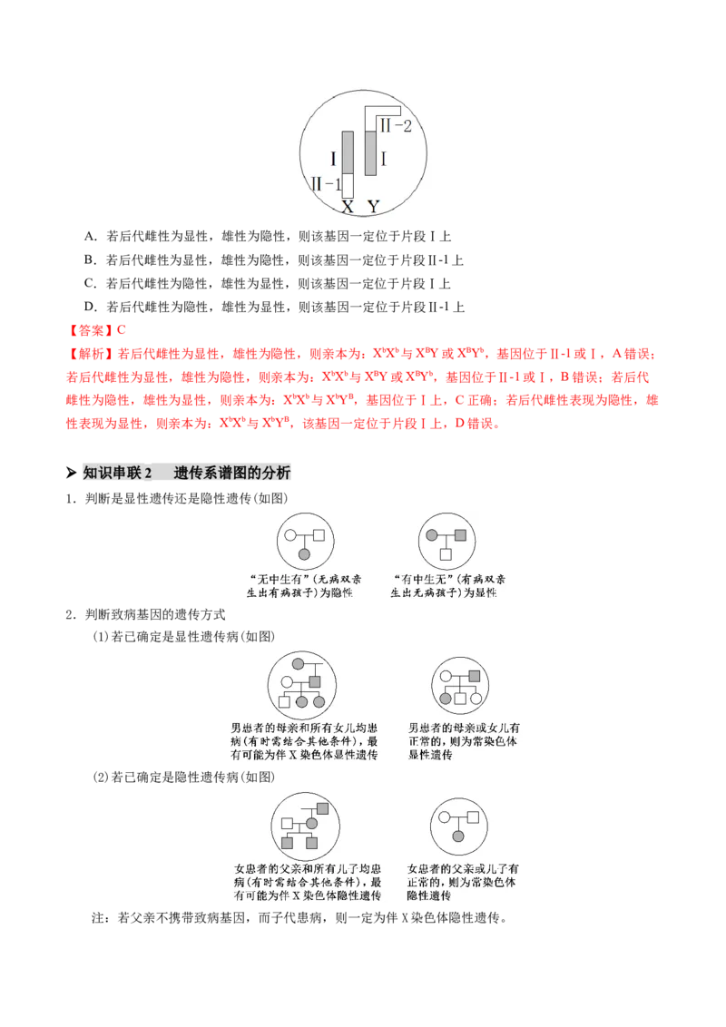第08讲伴性遗传和人类遗传病（讲义）（解析版）_2025年新高考资料_二轮复习_上好课2025年高考生物二轮复习讲练测（新高考通用）3380526