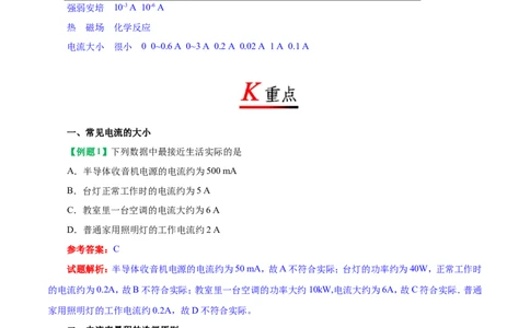 专题15.4电流的测量-初中物理同步讲义_初物_人教版初中物理初二三同步讲义习题练习八九年级电子资料word素材_20250116_181533_最新人教版初中物理初三全册