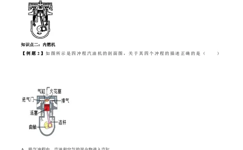 专题14.1热机（原卷版）_初物_人教版初中物理初二三同步讲义习题练习八九年级电子资料word素材_20250116_181533_A017&mdash;&mdash;人教版初中物理初二三教案讲义专项练习八九年级电子版word资料