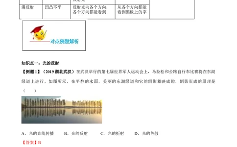 专题4.2光的反射（解析版）_初物_人教版初中物理初二三同步讲义习题练习八九年级电子资料word素材_20250116_181533_A017&mdash;&mdash;人教版初中物理初二三教案讲义专项练习八九年级电子版word资料
