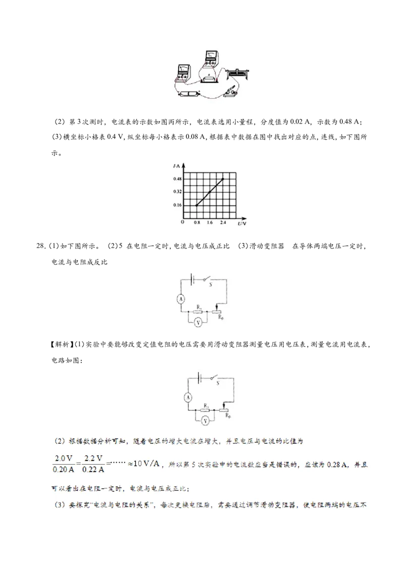 专题17.1电流与电压和电阻的关系-初中物理同步讲义_初物_人教版初中物理初二三同步讲义习题练习八九年级电子资料word素材_20250116_181533_最新人教版初中物理初三全册