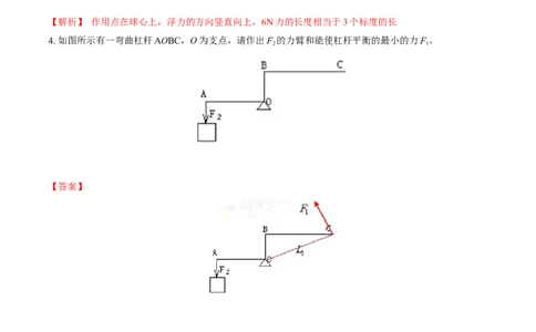 专题14力学作图（测）-备战2016年中考物理二轮讲练测（解析版）_初物_1初中物理_物理：备战2016年中考物理二轮复习讲练测132份