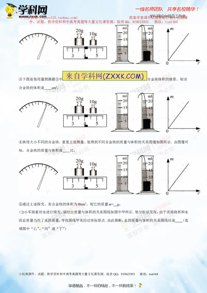专题6.2密度及其测量密度的应用（测试）-2016年中考物理一轮复习讲练测课课通（解析版）_初物_1初中物理_物理：2016年中考物理一轮复习讲练测课课通全套打包116份