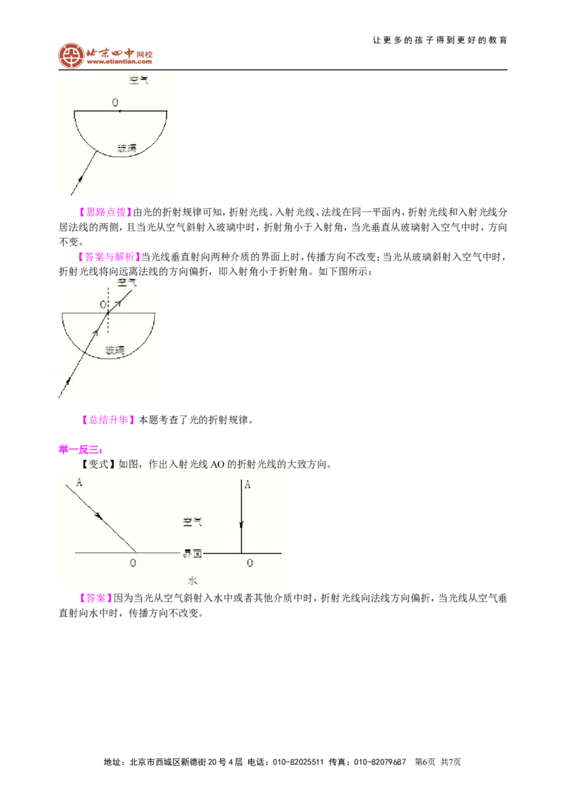 中考冲刺：光学作图专题（提高）知识讲解_初物_1初中物理_4中考物理总复习_49中考冲刺：光学作图专题（提高）