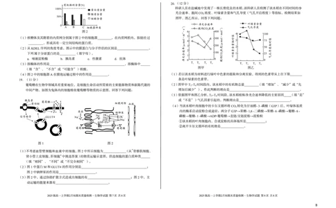 2025级高一上学期2月初期末质量检测生物B_2026年02月高一试卷_260214安徽省A10联盟2025级高一上学期2月初期末质量检测（全科）