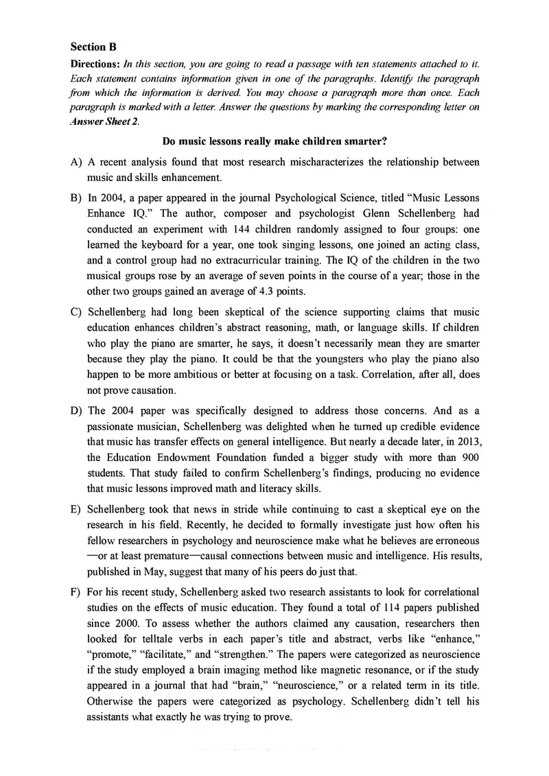 2021年12月大学英语6级真题（卷二）_四六级真题+资料包_六级真题_2021真题+解析