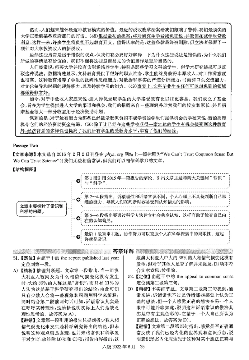 2022.06六级解析第1套_四六级真题+资料包_六级真题_2022真题+解析+听力_2022.06六级真题+解析+听力音频