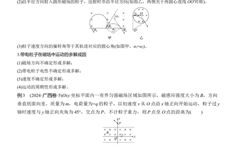 第一篇　专题三　第9讲　磁场_04高考物理_2025年新高考资料_二轮复习_2025年高考物理大二轮_2025物理二轮专题复习教师用书Word版文档_第一篇　专题复习