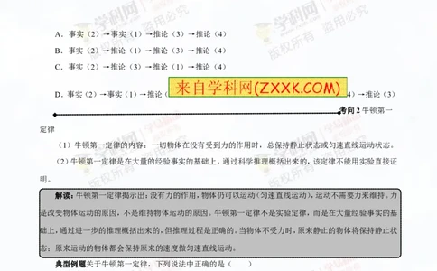 专题5.3牛顿第一定律惯性（讲练）-2016年中考物理一轮复习讲练测课课通（原卷版）_初物_1初中物理_物理：2016年中考物理一轮复习讲练测课课通全套打包116份