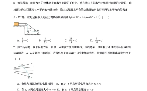 2024-2025连云港市新海高级中学4月质检物理试题_2025年05月试卷_0511江苏省连云港市新海高级中学2024-2025学年高一下学期4月月考