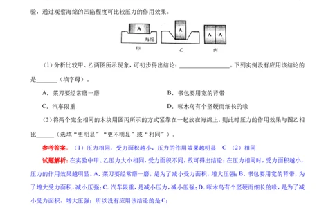 专题9.1压强-初中物理同步讲义_初物_人教版初中物理初二三同步讲义习题练习八九年级电子资料word素材_20250116_181533_A017&mdash;&mdash;人教版初中物理初二三教案讲义专项练习八九年级电子版word资料