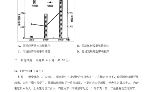 2025年3月月考_2025年03月试卷_0311湖北省武汉市第六中学2024-2025学年高一下学期3月月考_湖北省武汉市第六中学2024-2025学年高一下学期第1次月考历史试卷（文科）Word版含答案