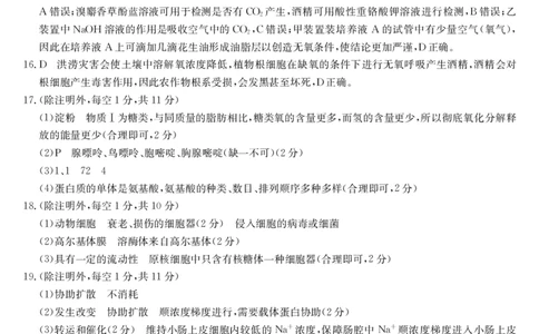 25-T-363A-生物DA_2024年12月试卷_1226陕西省榆林市府谷县部分学校2024-2025学年高一上学期12月月考试题_陕西省榆林市府谷县部分学校2024-2025学年高一上学期12月月考试题生物PDF版含答案
