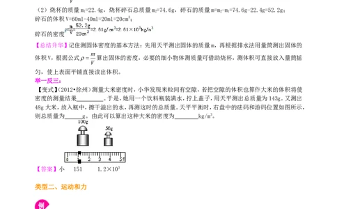 中考冲刺：力学实验（提高）知识讲解_初物_1初中物理_4中考物理总复习_37中考冲刺：力学实验（提高）