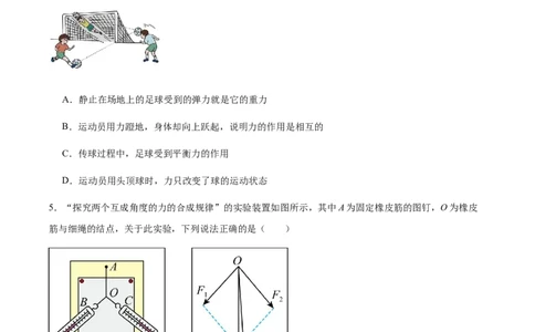 2024灌南高中协作体高一月考联考物理试题_2024年12月试卷_1212江苏省连云港市灌南高中协作体2024-2025学年高一上学期12月联考试题