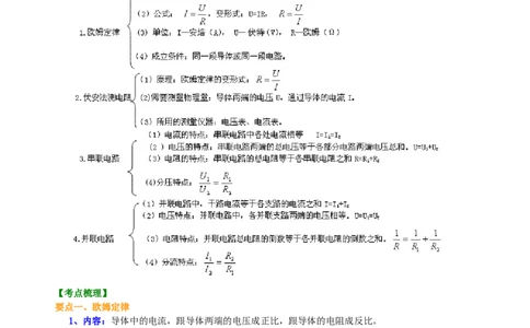 中考总复习：欧姆定律（提高）知识讲解_初物_1初中物理_4中考物理总复习_32总复习：欧姆定律（提高）