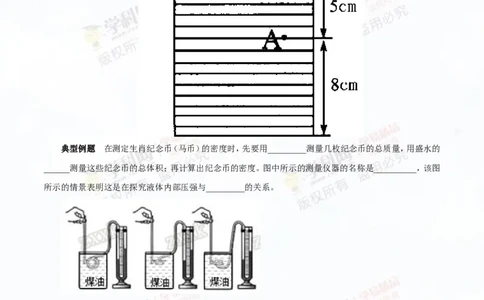 专题7.2液体的压强大气压强流体的压强（讲练）-2016年中考物理一轮复习讲练测课课通（解析版）_初物_1初中物理_物理：2016年中考物理一轮复习讲练测课课通全套打包116份