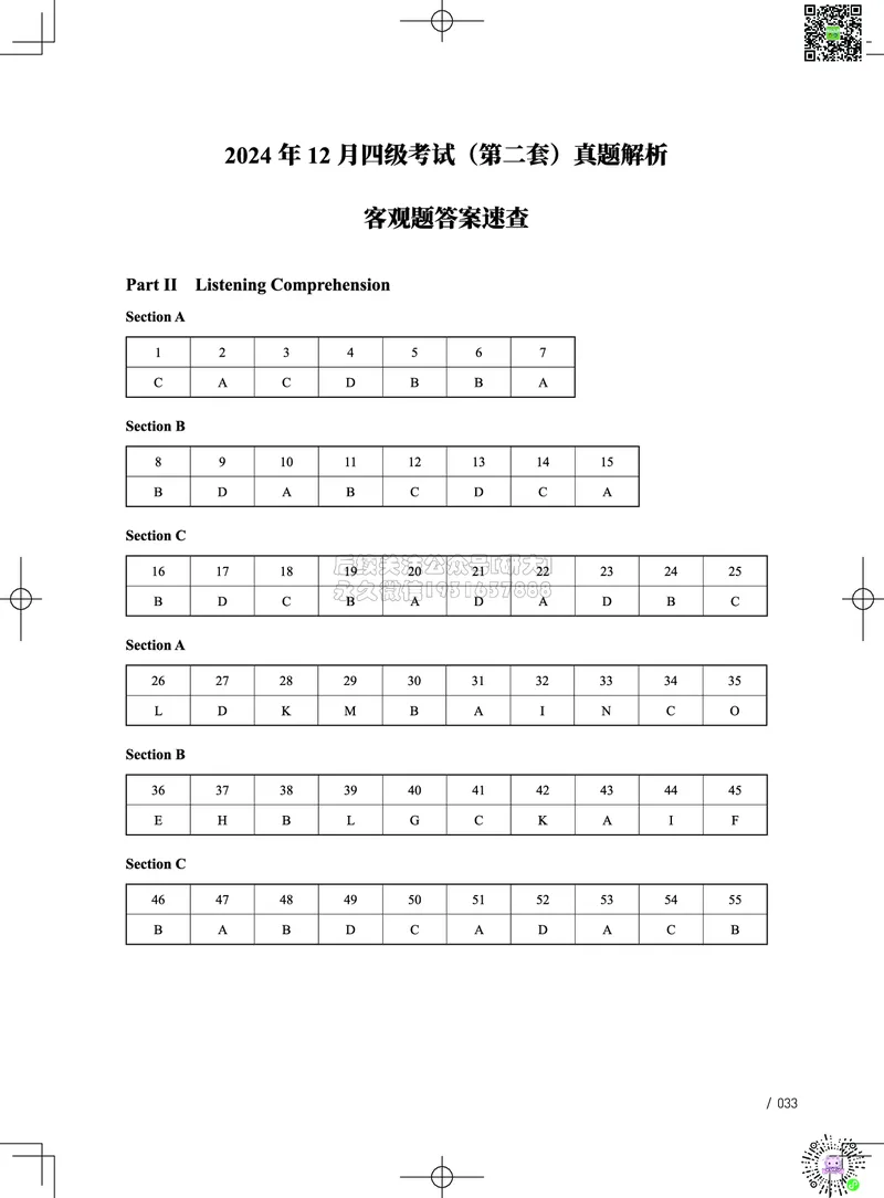 042024年12月四级考试真题解析（第一套+第二套+第三套）_2026年6月其他机构_05.2026四级英语26年06月_02.2026四级英语高途老师_03资料_02四级真题及解析_032024年12月四级真题&解析