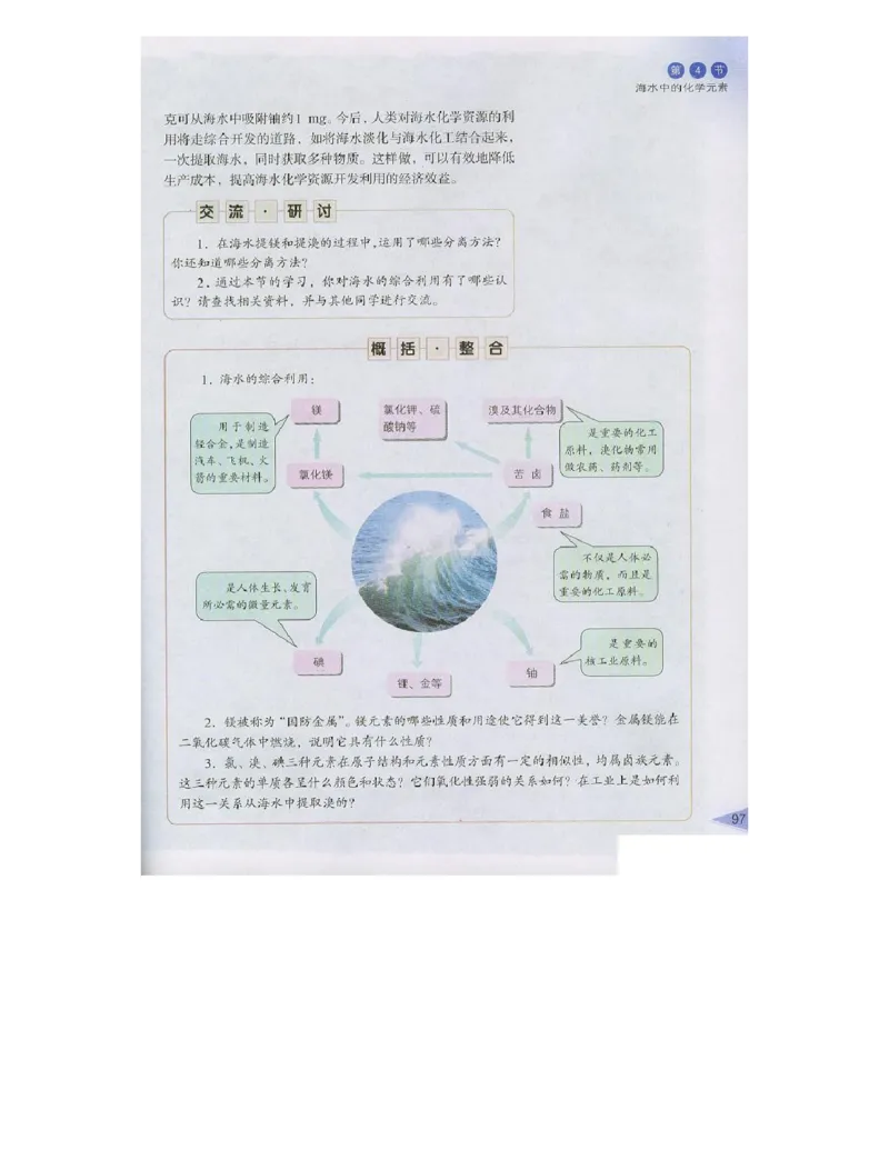 鲁科版高中化学必修1（2003课标版）_高中电子课本_最新版高中全科高清电子课本_5高中化学课本_鲁科版_2003版