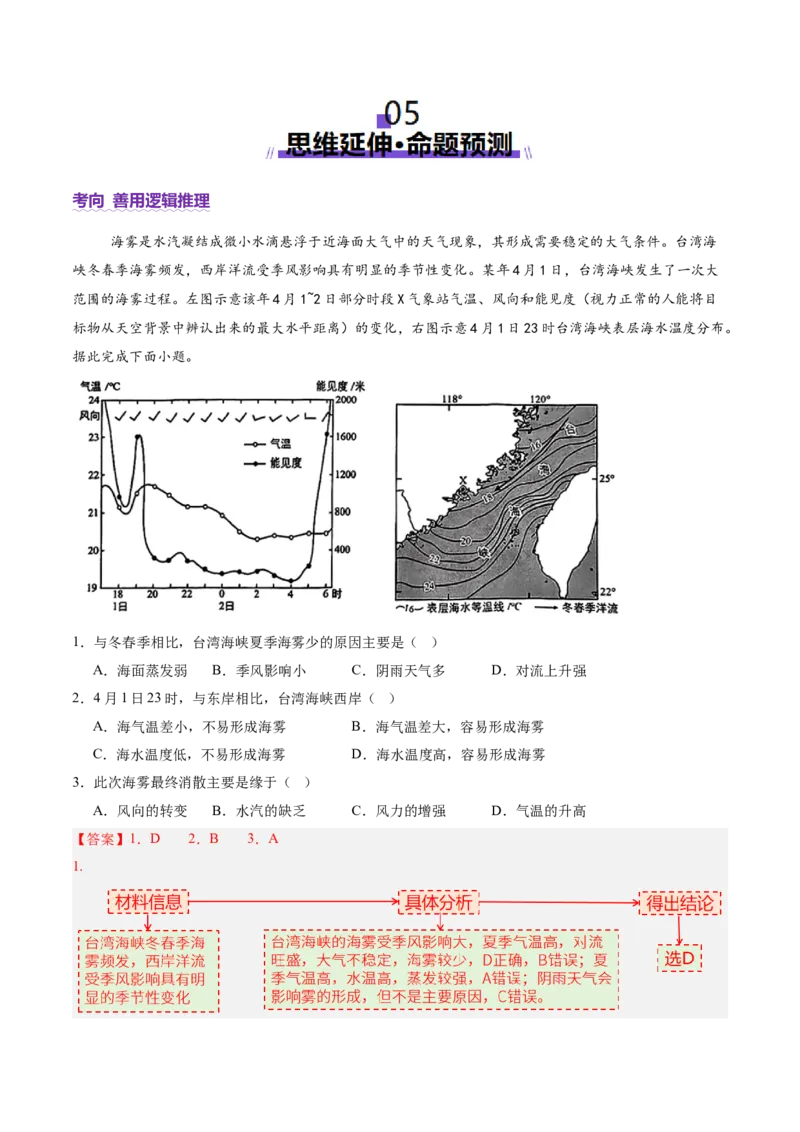 专题01选择题攻略（讲义）（解析版）_2025年新高考资料_二轮复习_上好课2025年高考地理二轮复习讲练测（新高考通用）3381954