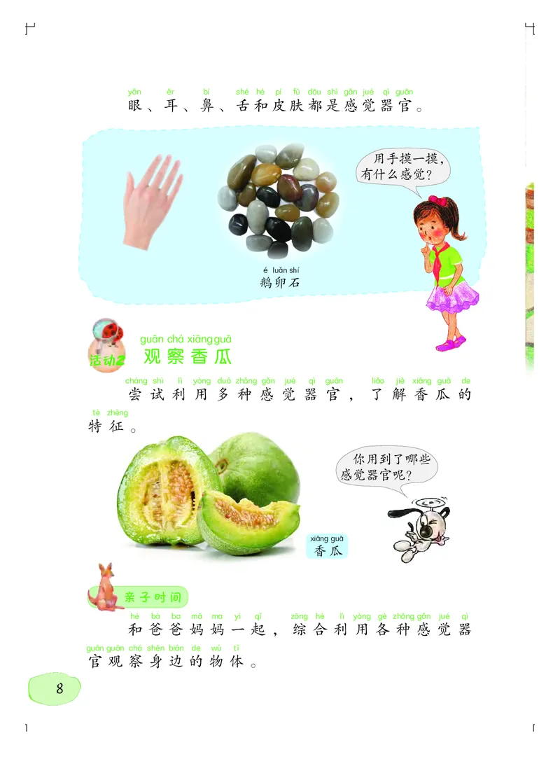 义务教育教科书&middot;科学一年级上册_电子课本_小学电子课本_05科学_粤教粤科版