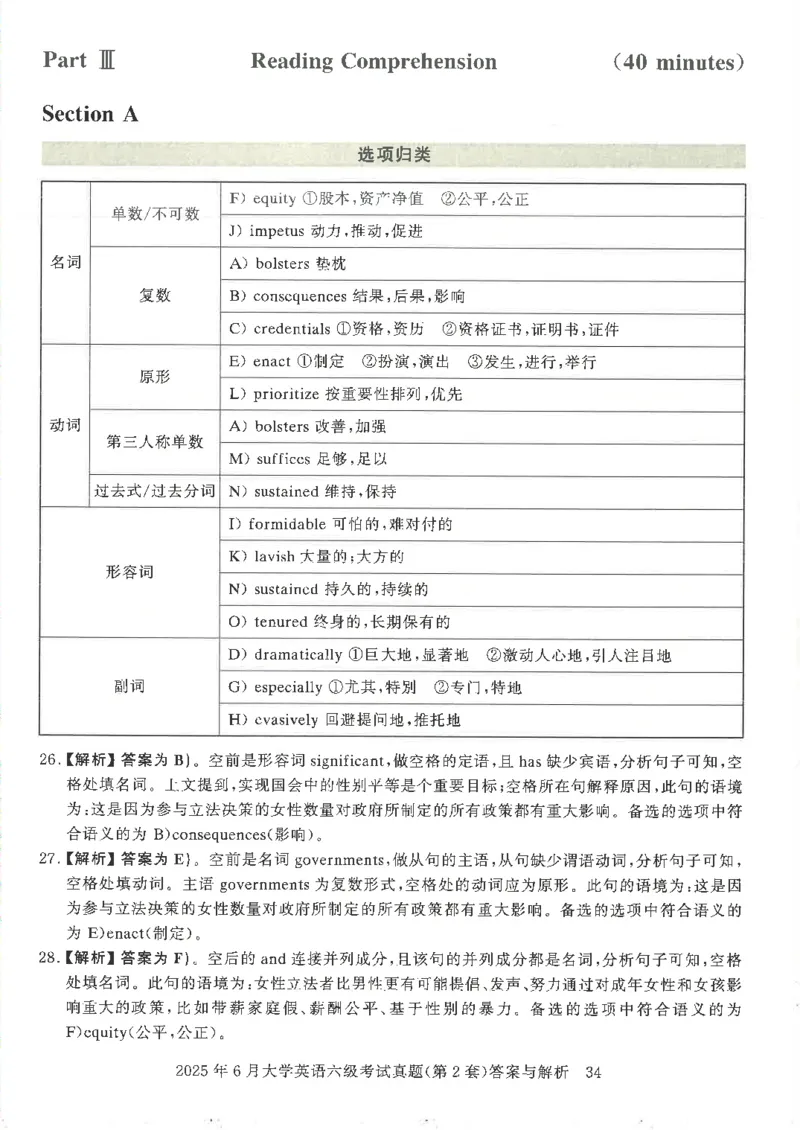 2025年6月六级考试3套真题答案_2025刘晓燕四六级_2025年12月刘晓燕六级全程班_00讲义资料_就这样过英语六级（真题+模拟）电子资料）_2025年6月英语六级3套真题
