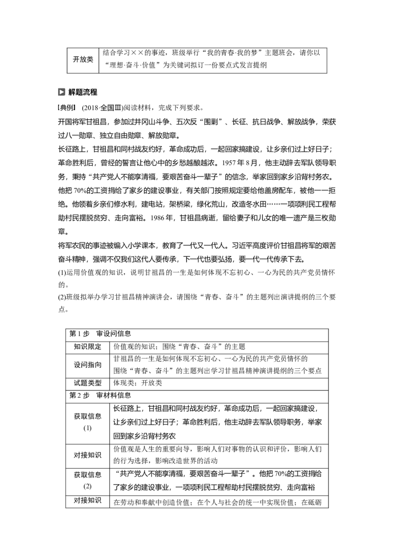 104第十五单元认识社会与价值选择第40课　实现人生的价值_通用版（老高考）复习资料_2023年复习资料_一轮+二轮_政治高三一轮复习系列_425