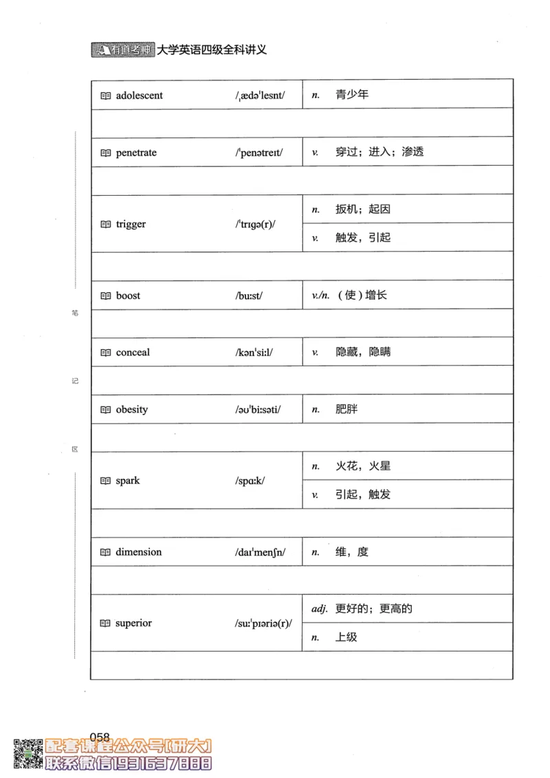 26英语四级--全程班全科讲义--有道_2026年6月其他机构_05.2026四级英语26年06月_05.2026四级英语有道老师_00.书籍扫描