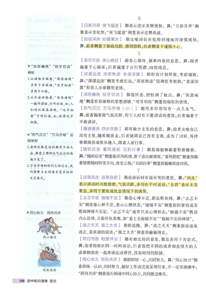 2025版《初中知识清单》-语文_《初中全科目知识点汇总》_2025初中知识清单_语文