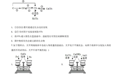 2015年陕西省中考化学真题（副卷）（空白卷）_陕西_5.陕西中考化学（2008-2025）