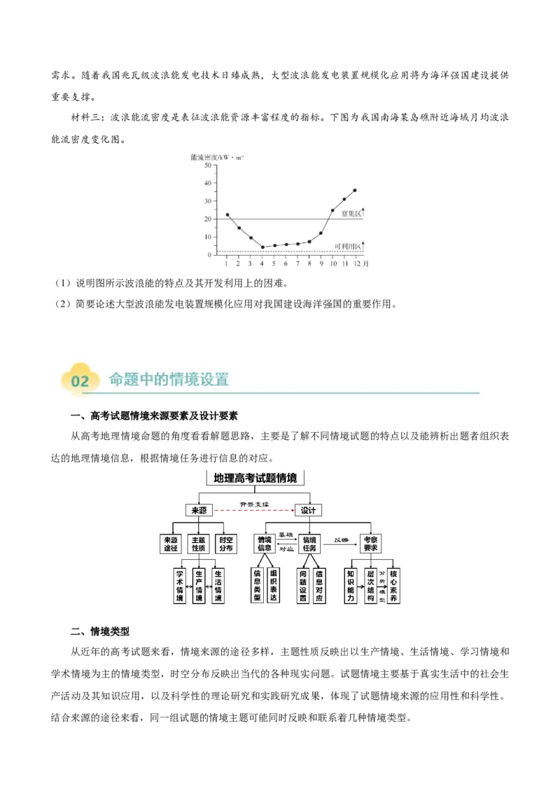 专题01高考地理命题分析（原卷版）_2025年新高考资料_二轮复习_01高考语文等多个文件_2025年高三地理高考二轮复习专项提升_题型专练