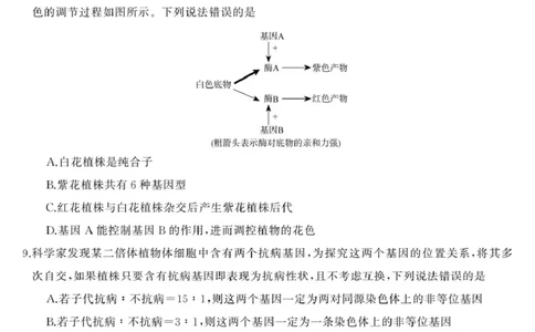 三湘名校教育联盟-2025年上学期高一期中考试-生物学三湘名校教育联盟-2025年上学期高一期中考试-生物学_2025年04月试卷_0425湖南省三湘名校教育联盟2024-2025学年高一下学期期中考试