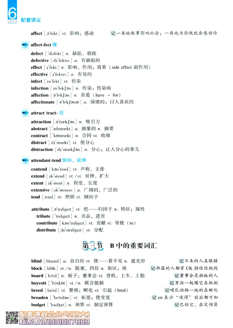 26英语6级--词汇讲义--一笑而过_2026年6月其他机构_06.2026六级英语26年06月_07.2026六级英语周思成班_00.书籍扫描