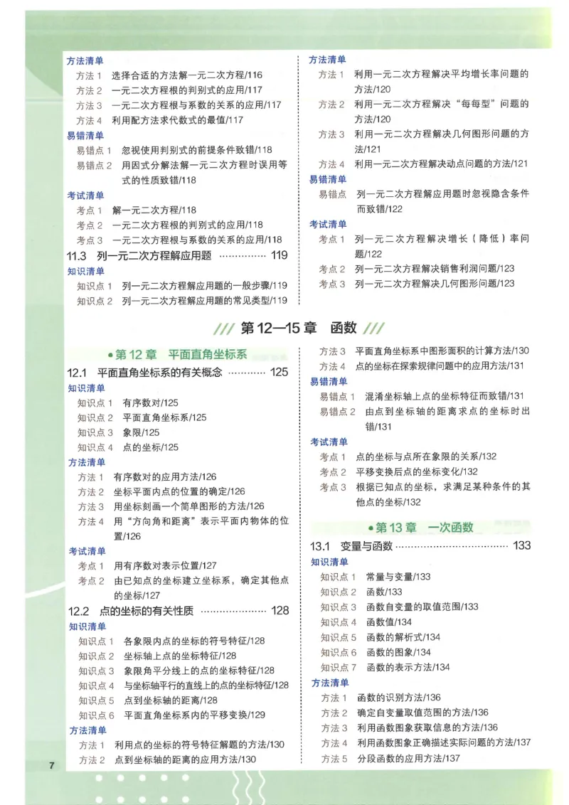 2025版《初中知识清单》-数学_《初中全科目知识点汇总》_2025初中知识清单_数学
