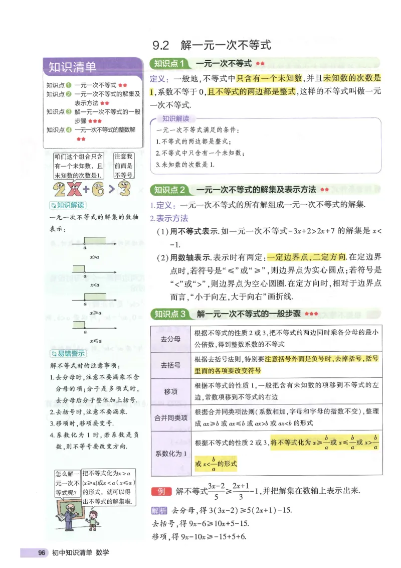 2025版《初中知识清单》-数学_《初中全科目知识点汇总》_2025初中知识清单_数学