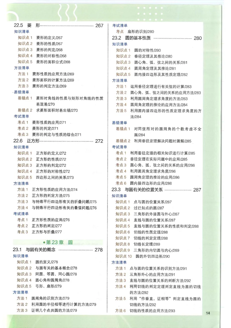 2025版《初中知识清单》-数学_《初中全科目知识点汇总》_2025初中知识清单_数学