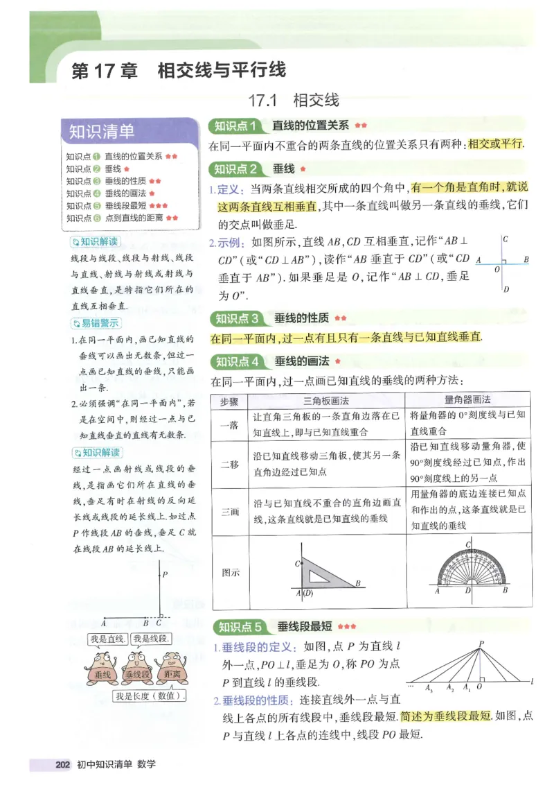 2025版《初中知识清单》-数学_《初中全科目知识点汇总》_2025初中知识清单_数学