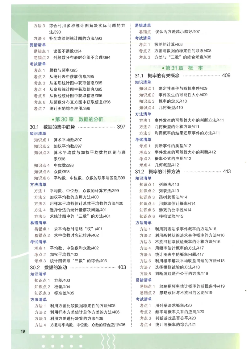 2025版《初中知识清单》-数学_《初中全科目知识点汇总》_2025初中知识清单_数学