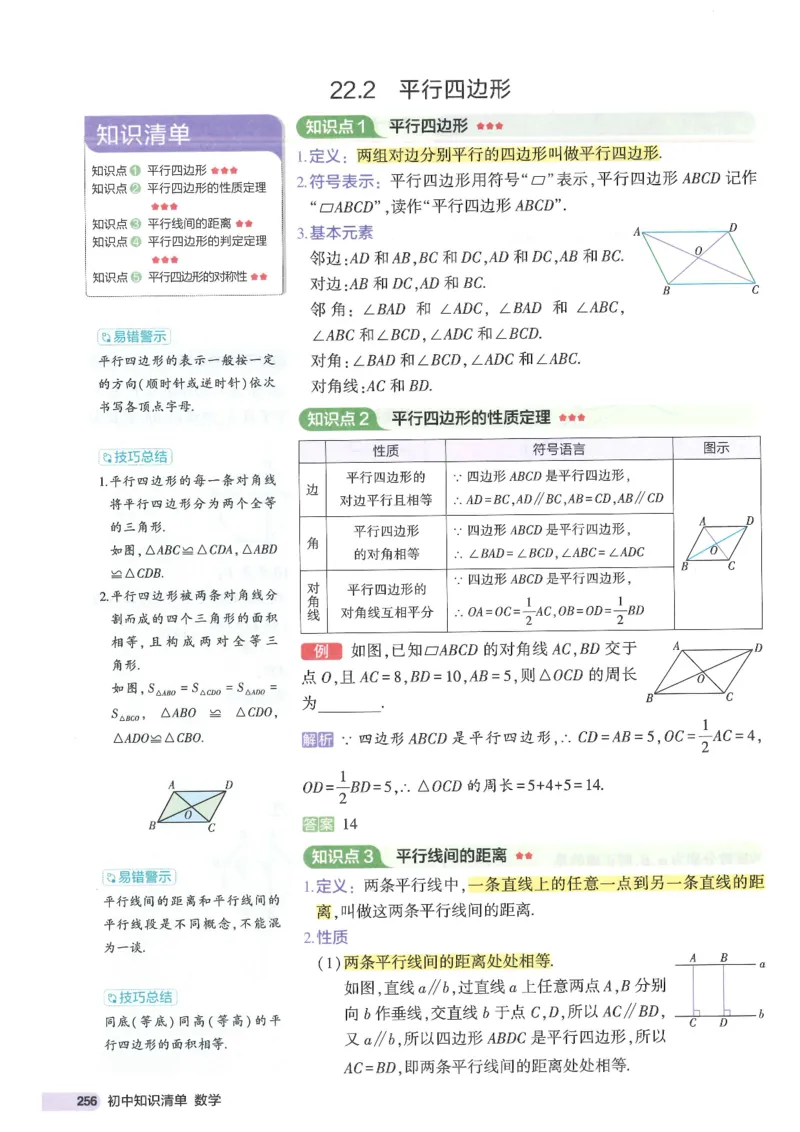 2025版《初中知识清单》-数学_《初中全科目知识点汇总》_2025初中知识清单_数学