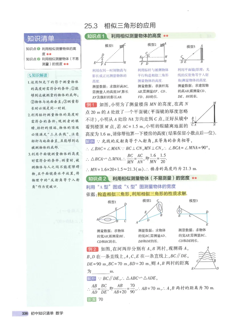 2025版《初中知识清单》-数学_《初中全科目知识点汇总》_2025初中知识清单_数学