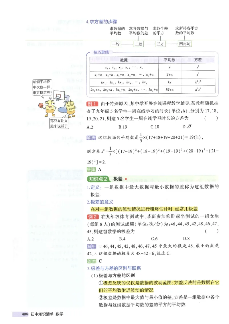 2025版《初中知识清单》-数学_《初中全科目知识点汇总》_2025初中知识清单_数学