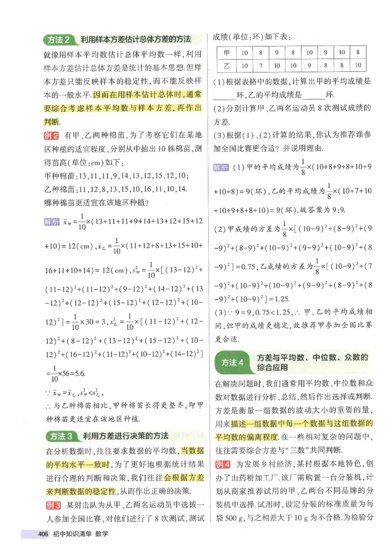 2025版《初中知识清单》-数学_《初中全科目知识点汇总》_2025初中知识清单_数学