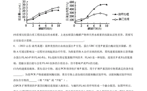 专题14生物技术与工程-三年（2020-2022）高考真题生物分项汇编（全国通用）（原卷版）_高考真题分类汇编(2012-2022)生物_高考真题分项汇编(2020-2022)生物