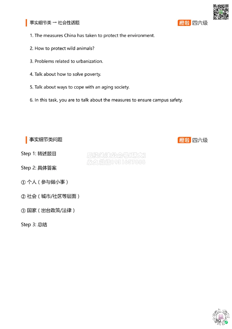 [15.3]--口语带练3_2026年6月其他机构_05.2026四级英语26年06月_09.2026四级英语橙啦老师_00课件