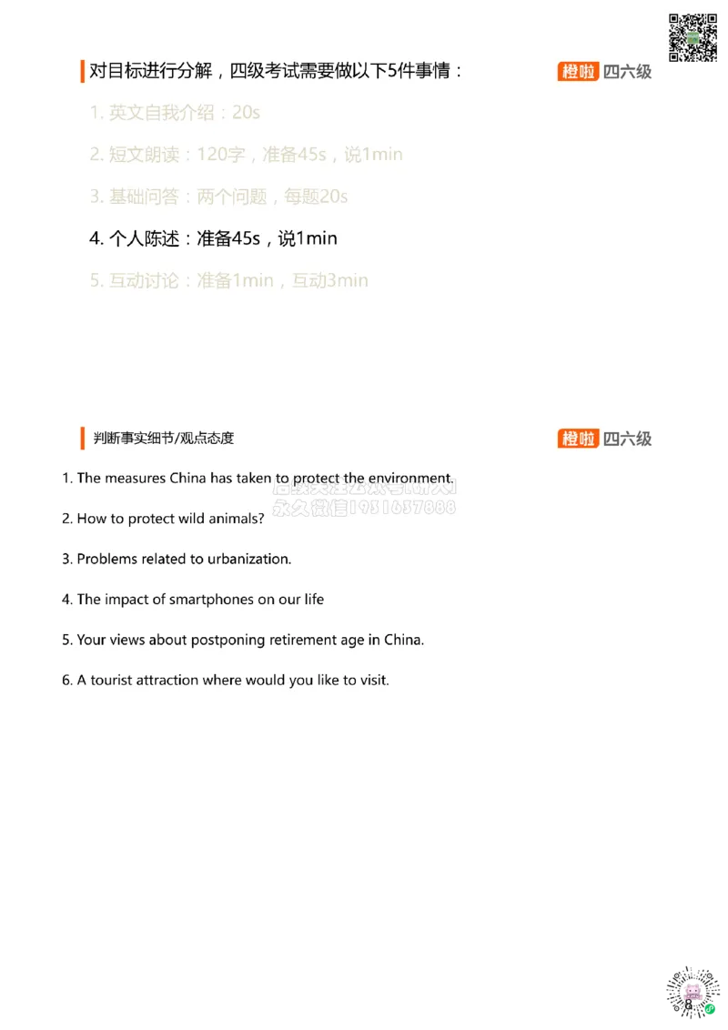 [15.3]--口语带练3_2026年6月其他机构_05.2026四级英语26年06月_09.2026四级英语橙啦老师_00课件