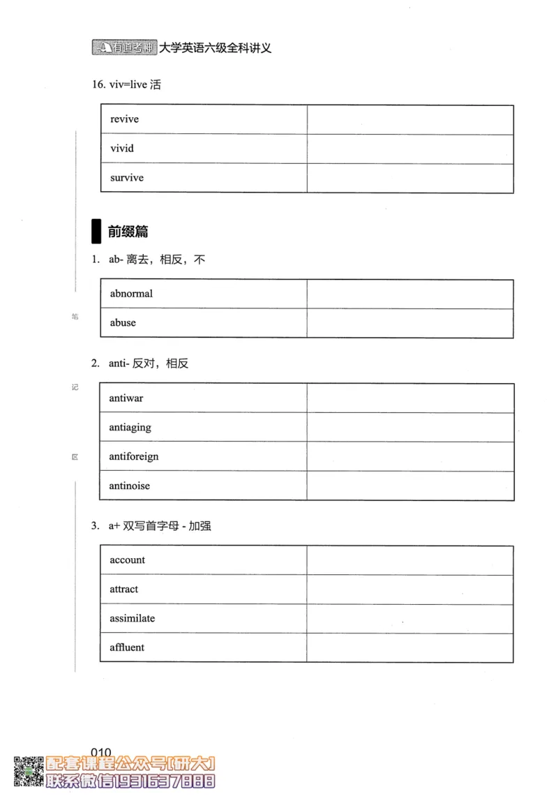 26英语六级--全程班全科讲义--有道_2026年6月其他机构_06.2026六级英语26年06月_05.2026六级英语有道老师_00.书籍扫描